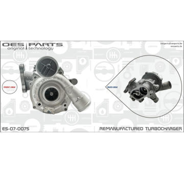 Dmychadlo, plnění OES PARTS ES-07-0075