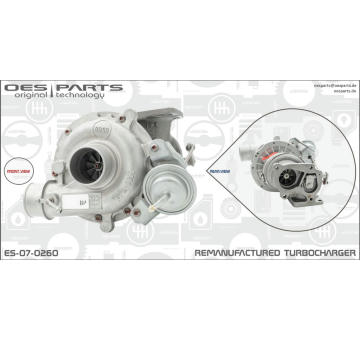 Dmychadlo, plnění OES PARTS ES-07-0260