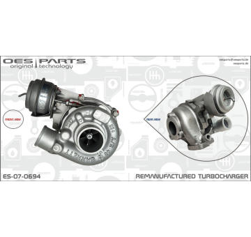 Dmychadlo, plnění OES PARTS ES-07-0694