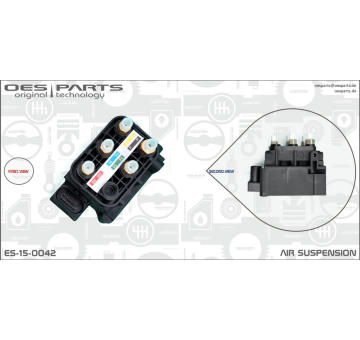 Ventil, pneumatický systém OES PARTS ES-15-0042