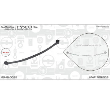 List prużiny OES PARTS ES-16-0032