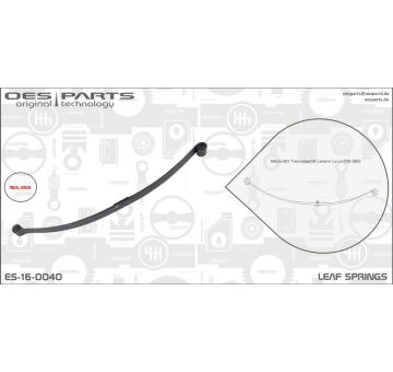 List prużiny OES PARTS ES-16-0040