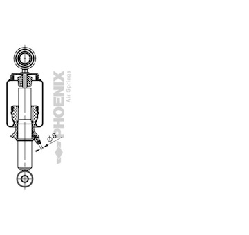 Mech, pneumatické odpružení PHOENIX CD 075 124 011