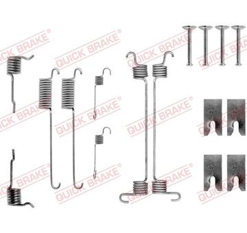 Sada příslušenství, brzdové čelisti QUICK BRAKE 105-0731