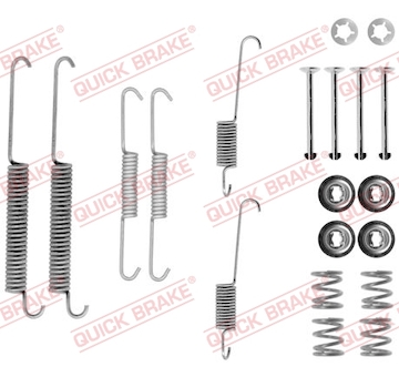 Sada příslušenství, brzdové čelisti QUICK BRAKE 105-0754