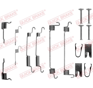 Sada příslušenství, brzdové čelisti QUICK BRAKE 105-0764