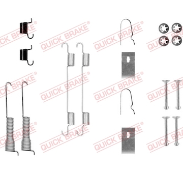 Sada prislusenstvi, brzdove celisti QUICK BRAKE 105-0800