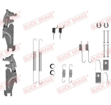 Sada příslušenství, brzdové čelisti QUICK BRAKE 105-0847S