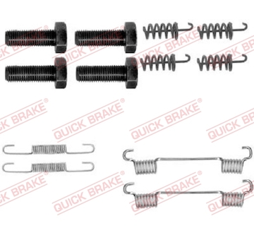 Sada příslušenství, parkovací brzdové čelisti QUICK BRAKE 105-0865