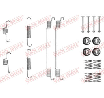 Sada příslušenství, brzdové čelisti QUICK BRAKE 105-0889