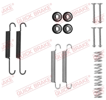 Sada příslušenství, parkovací brzdové čelisti QUICK BRAKE 105-0893