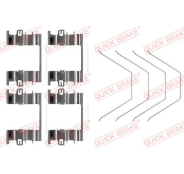 Sada prislusenstvi, oblozeni kotoucove brzdy QUICK BRAKE 109-0016