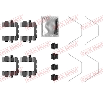 Sada prislusenstvi, oblozeni kotoucove brzdy QUICK BRAKE 109-0057