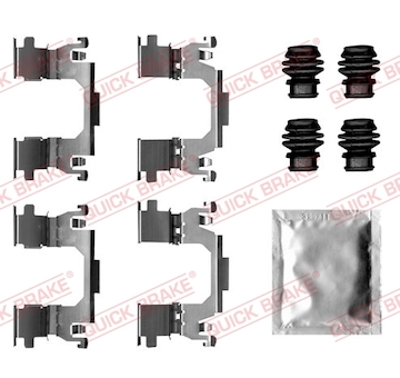 Sada příslušenství, obložení kotoučové brzdy QUICK BRAKE 109-0061