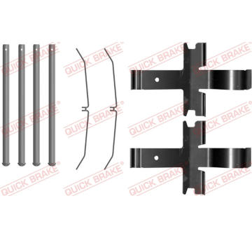 Sada prislusenstvi, oblozeni kotoucove brzdy QUICK BRAKE 109-0081