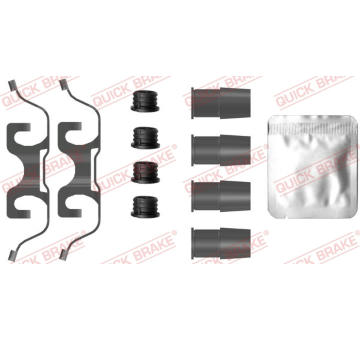 Sada prislusenstvi, oblozeni kotoucove brzdy QUICK BRAKE 109-0085