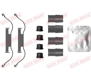 Sada příslušenství, obložení kotoučové brzdy QUICK BRAKE 109-0088