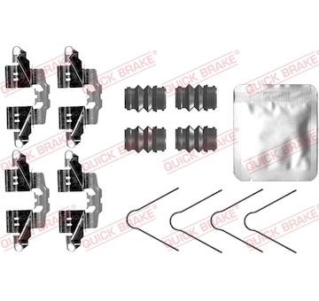 Sada prislusenstvi, oblozeni kotoucove brzdy QUICK BRAKE 109-0098