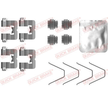 Sada prislusenstvi, oblozeni kotoucove brzdy QUICK BRAKE 109-0114