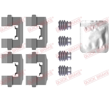 Sada prislusenstvi, oblozeni kotoucove brzdy QUICK BRAKE 109-0115