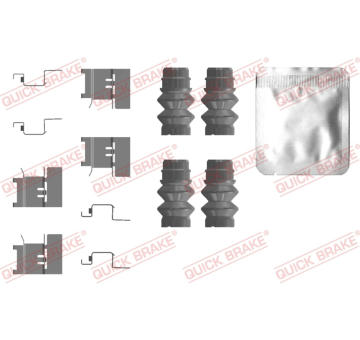 Sada prislusenstvi, oblozeni kotoucove brzdy QUICK BRAKE 109-0120