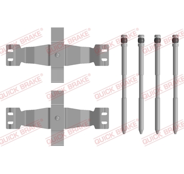 Sada prislusenstvi, oblozeni kotoucove brzdy QUICK BRAKE 109-0122