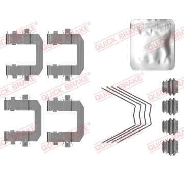 Sada prislusenstvi, oblozeni kotoucove brzdy QUICK BRAKE 109-0131