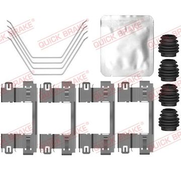 Sada prislusenstvi, oblozeni kotoucove brzdy QUICK BRAKE 109-0146