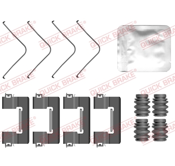 Sada prislusenstvi, oblozeni kotoucove brzdy QUICK BRAKE 109-0163