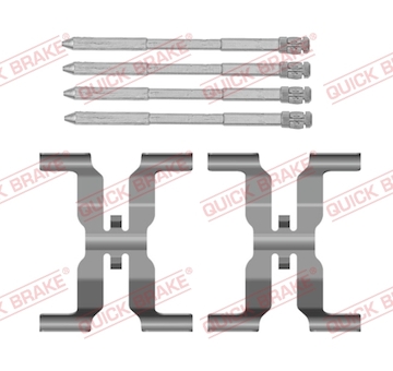 Sada prislusenstvi, oblozeni kotoucove brzdy QUICK BRAKE 109-0166