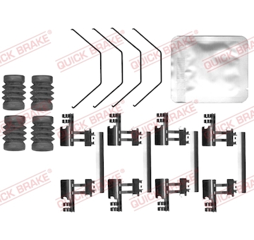 Sada prislusenstvi, oblozeni kotoucove brzdy QUICK BRAKE 109-0170