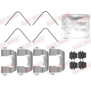 Sada prislusenstvi, oblozeni kotoucove brzdy QUICK BRAKE 109-0173