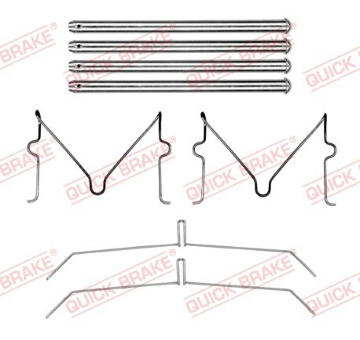 Sada prislusenstvi, oblozeni kotoucove brzdy QUICK BRAKE 109-0199