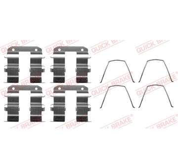 Sada prislusenstvi, oblozeni kotoucove brzdy QUICK BRAKE 109-0229