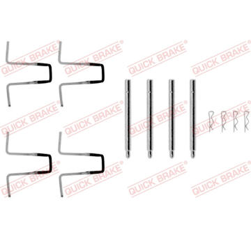 Sada prislusenstvi, oblozeni kotoucove brzdy QUICK BRAKE 109-0977