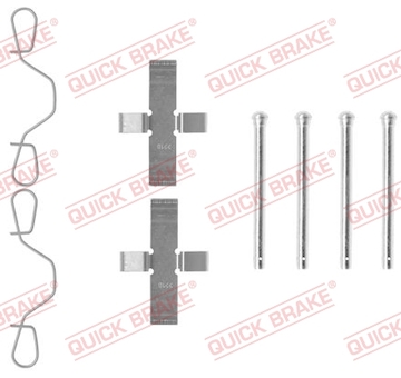 Sada prislusenstvi, oblozeni kotoucove brzdy QUICK BRAKE 109-0982