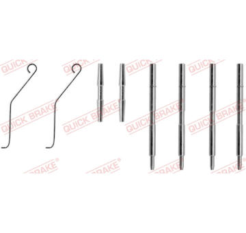 Sada prislusenstvi, oblozeni kotoucove brzdy QUICK BRAKE 109-1044