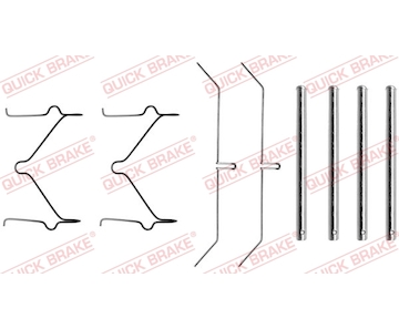 Sada příslušenství, obložení kotoučové brzdy QUICK BRAKE 109-1050