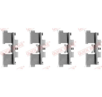Sada prislusenstvi, oblozeni kotoucove brzdy QUICK BRAKE 109-1068