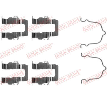 Sada prislusenstvi, oblozeni kotoucove brzdy QUICK BRAKE 109-1119