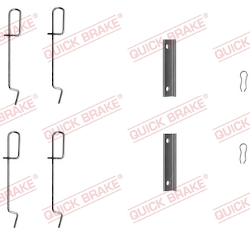 Sada prislusenstvi, oblozeni kotoucove brzdy QUICK BRAKE 109-1125