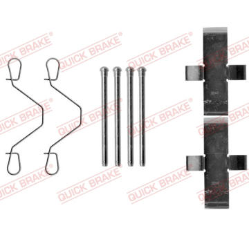 Sada prislusenstvi, oblozeni kotoucove brzdy QUICK BRAKE 109-1138