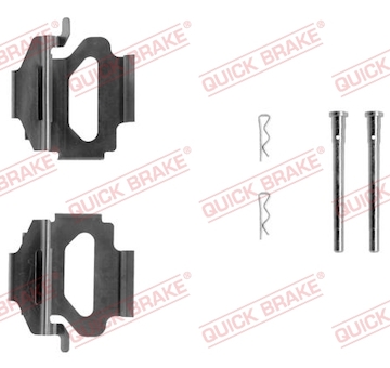 Sada prislusenstvi, oblozeni kotoucove brzdy QUICK BRAKE 109-1140