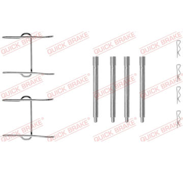 Sada příslušenství, obložení kotoučové brzdy QUICK BRAKE 109-1149