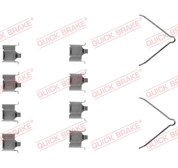 Sada příslušenství, obložení kotoučové brzdy QUICK BRAKE 109-1166