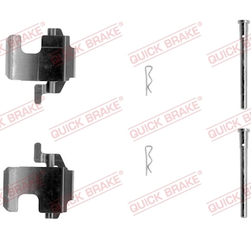 Sada prislusenstvi, oblozeni kotoucove brzdy QUICK BRAKE 109-1273