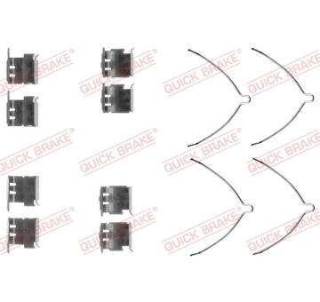 Sada příslušenství, obložení kotoučové brzdy QUICK BRAKE 109-1289