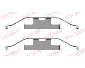 Sada příslušenství, obložení kotoučové brzdy QUICK BRAKE 109-1682