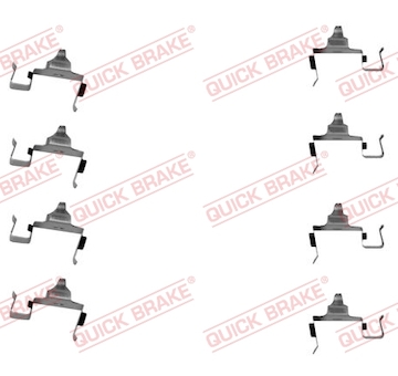 Sada prislusenstvi, oblozeni kotoucove brzdy QUICK BRAKE 109-1697