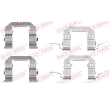 Sada prislusenstvi, oblozeni kotoucove brzdy QUICK BRAKE 109-1722